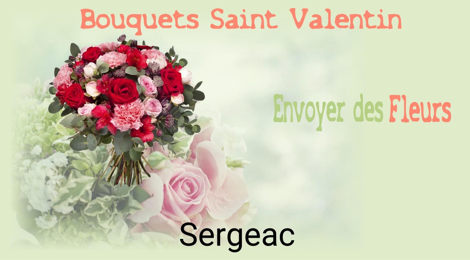 Roses de Saint-Valentin livrées à Sergeac